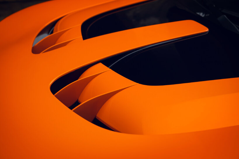 openings at the front hood