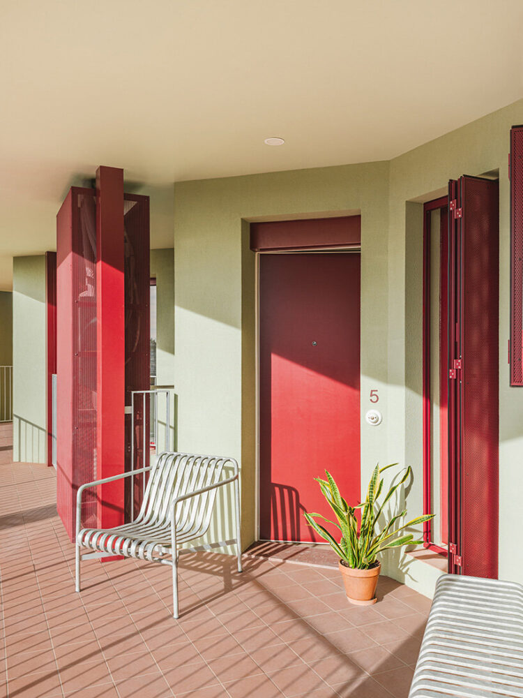 the development represents a forward-thinking approach to public housing | image © Marta Vidal