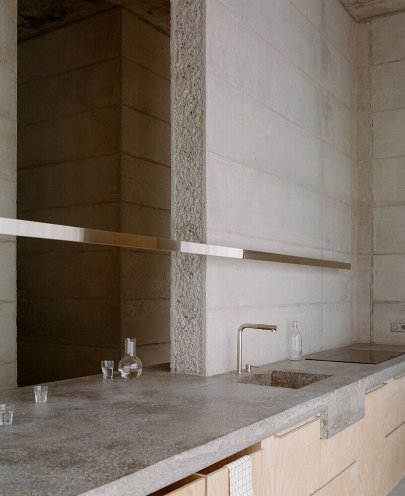 living and kitchen spaces bask in southern sun