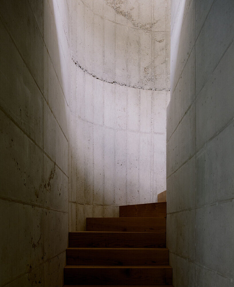 even the staircase becomes a design device 