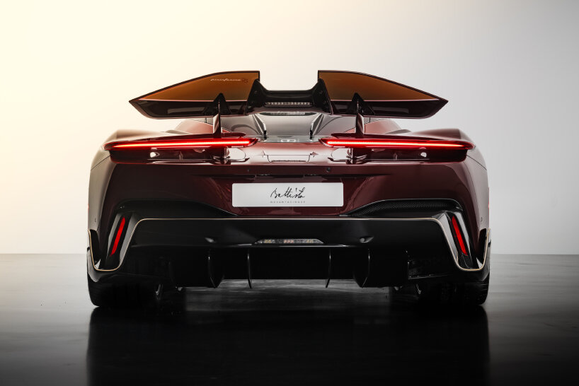 rear view of the vehicle