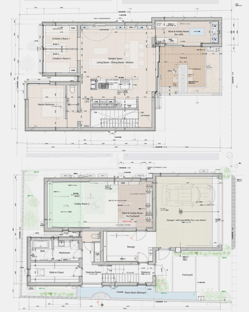 floor plans by Takeshi Hosaka Architects