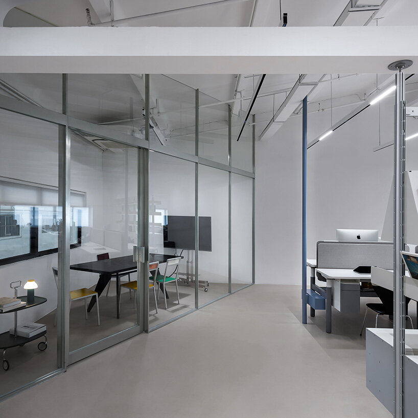 a workspace that shapes how people navigate the space | image by Atelier Siyu
