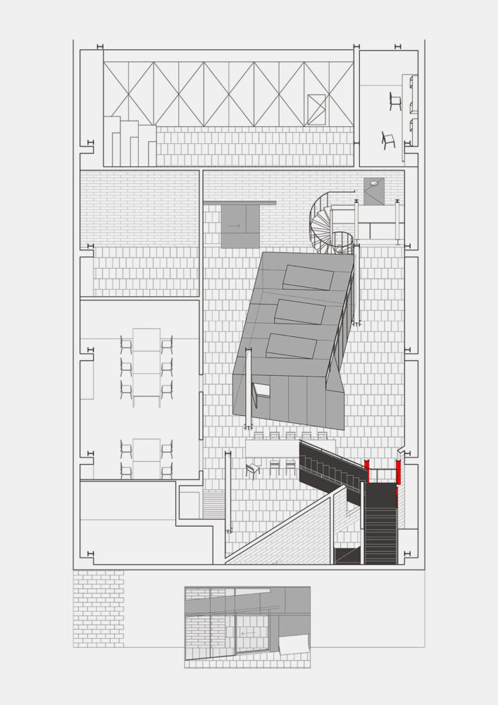 ground floor axonometric | all plans by Atelier Siyu