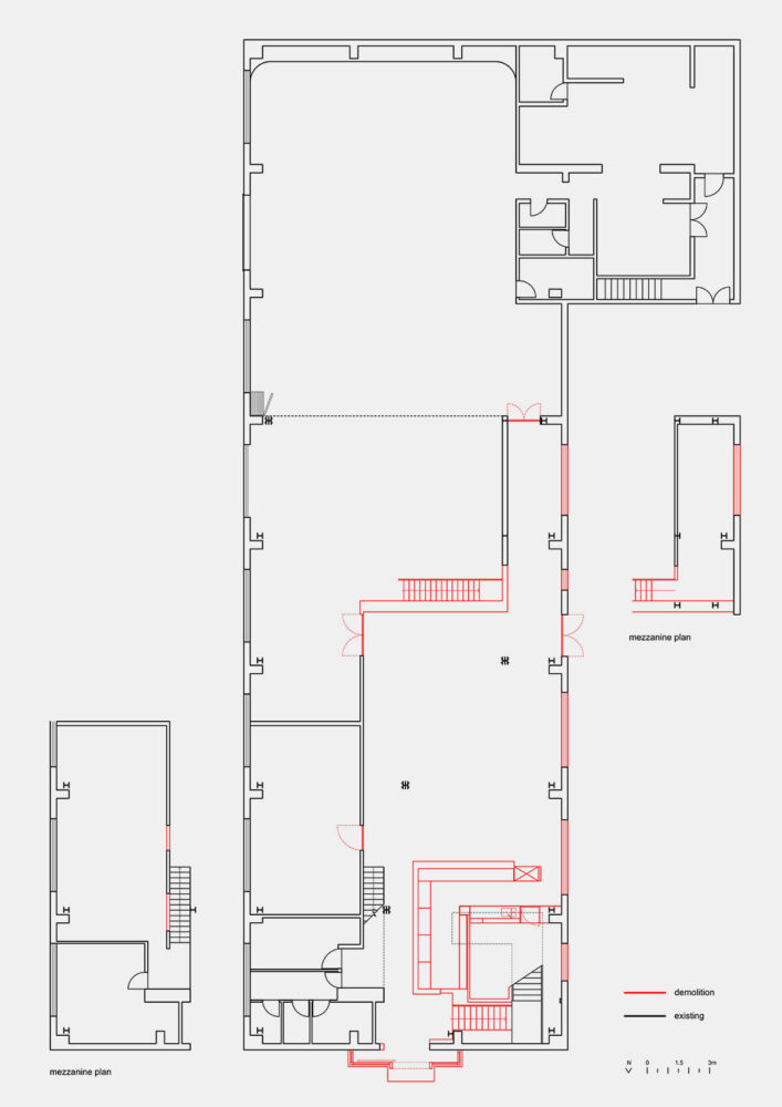 ground floor demolition plan