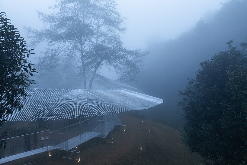 intertwining with mist, birdsong, dappled light