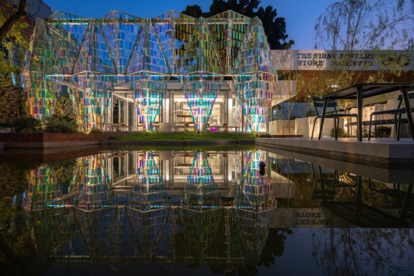 located on the site of a jewelery store