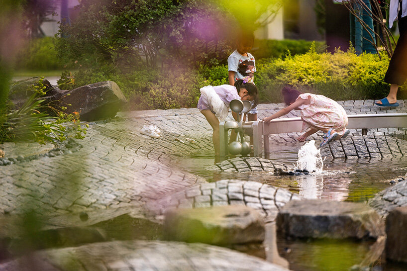 a network of shallow creeks and spring-fed features