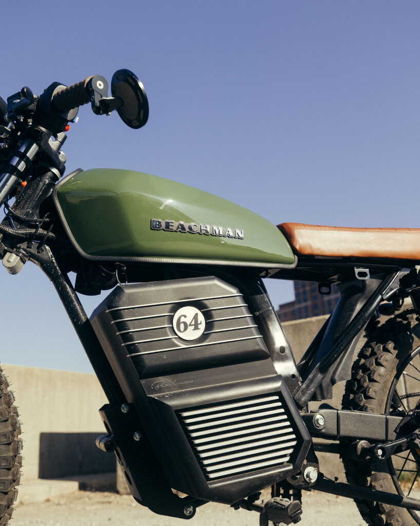 the ride is equipped with an electric engine instead of a gas motor