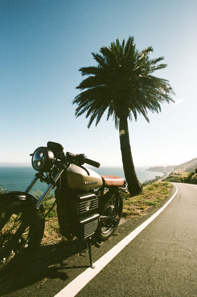 inside the Beachman '64 e-bike is a removable lithium battery