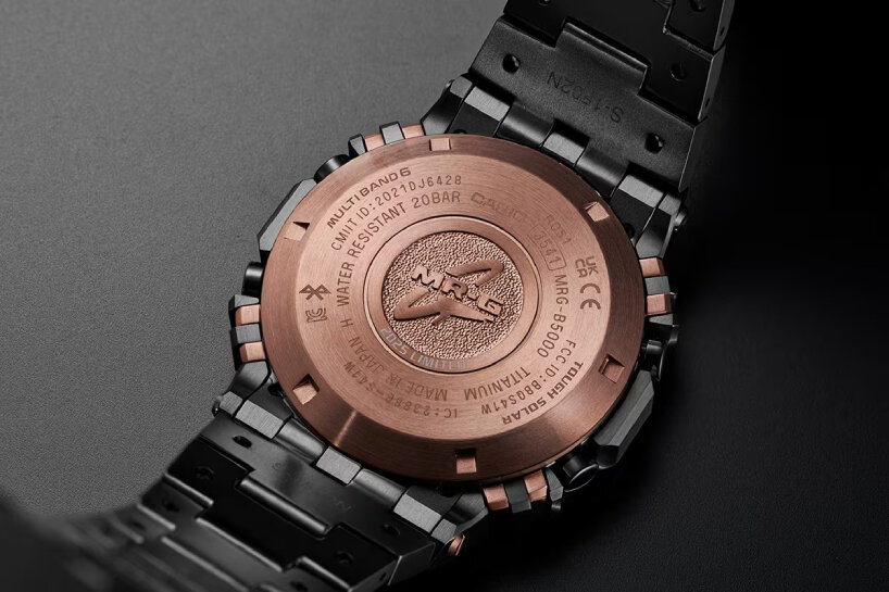 the rear features the model's engraved logo