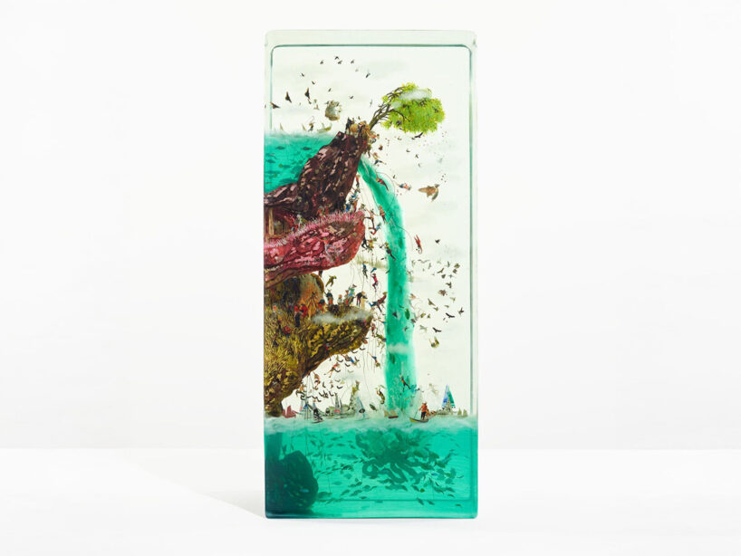 Dustin Yellin, The Habit of Nature (Study 2), 2025