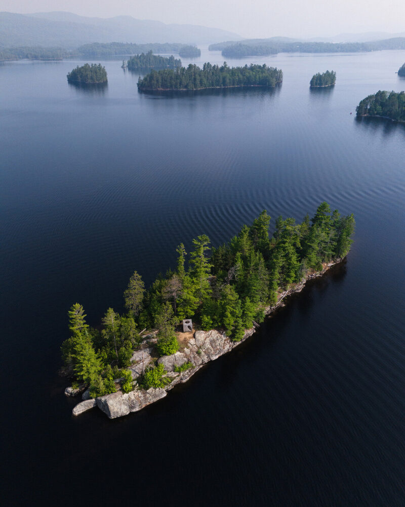 visitors reach the island only by canoe or kayak | image © Irvin Burel