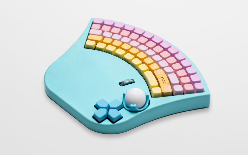 fan keyboard one hand