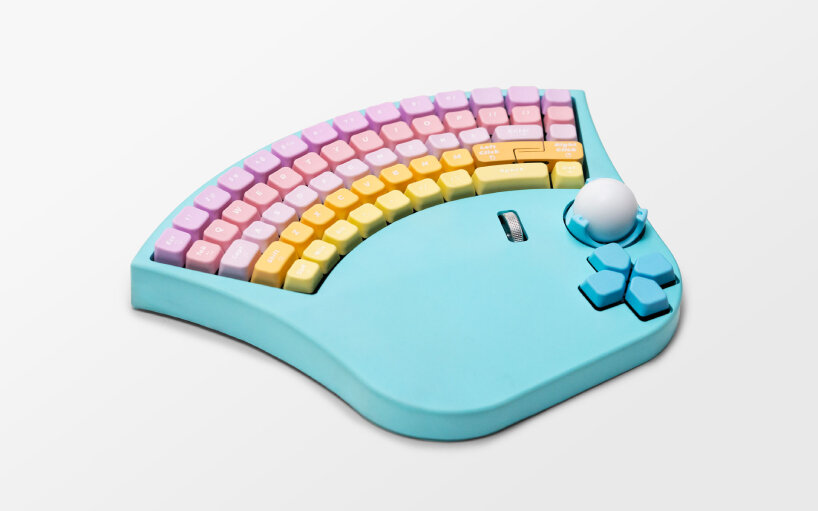 fan keyboard one hand