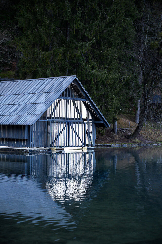 this restoration preserves the proportions and spatial rhythm of the existing structure