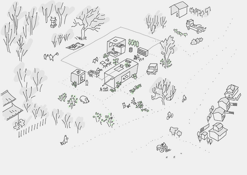 drawings by Tamada & Wakimoto