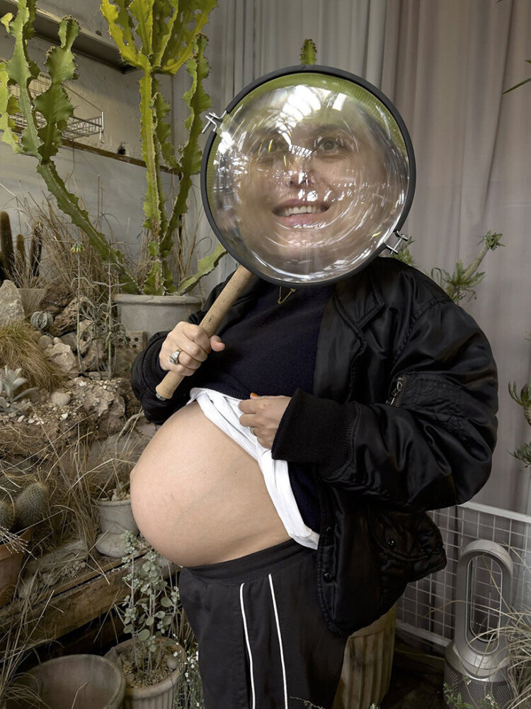 Dovile Pregnant, London, 2023