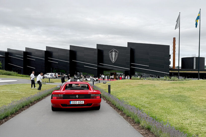 the Koenigsegg factory in Ängelholm, Sweden | image © designboom