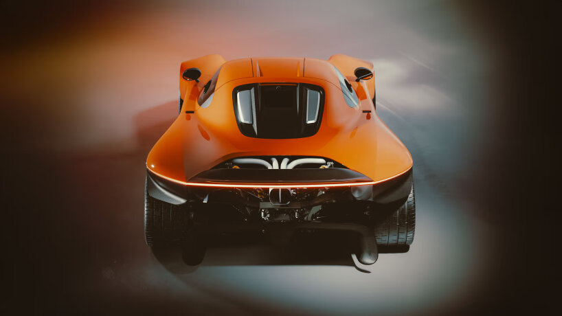 rear view of the vehicle