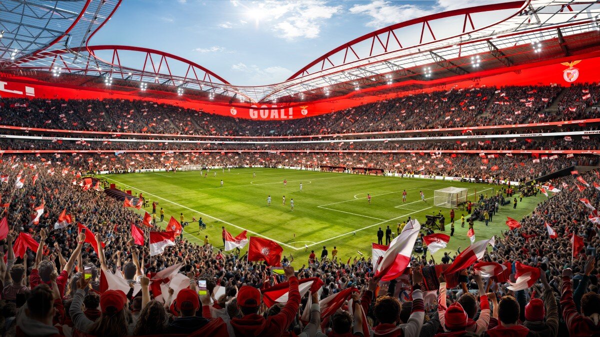 populous revamps lisbon's benfica stadium with urban masterplan rooted in sport & culture 