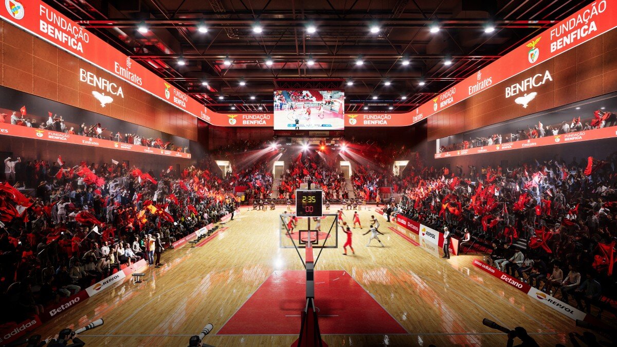 populous revamps lisbon's benfica stadium with urban masterplan rooted in sport & culture 