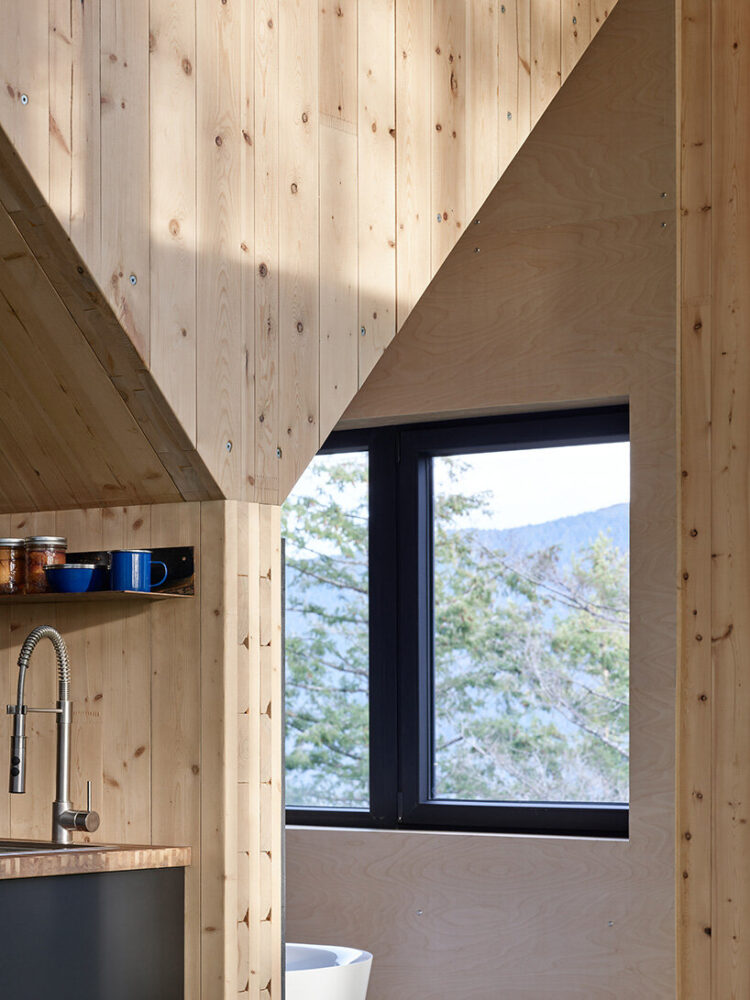 all materials had to be transported by barge and helicopter