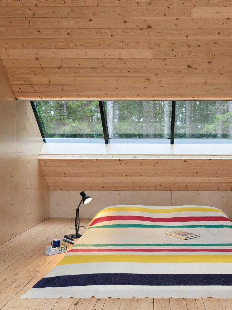 the wooden finishes add warmth to the space