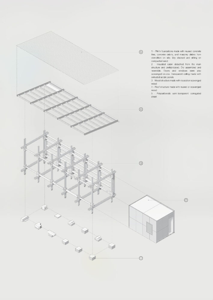 exploded axonometric