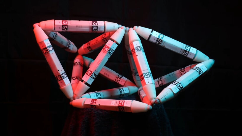 these magnetic connectors are strong and can connect at different angles to other robotic parts