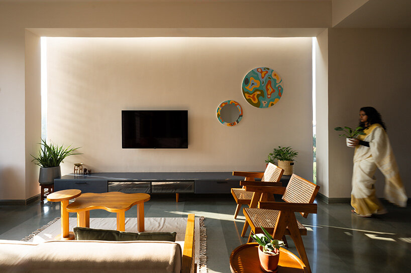 large windows let sunlight inside