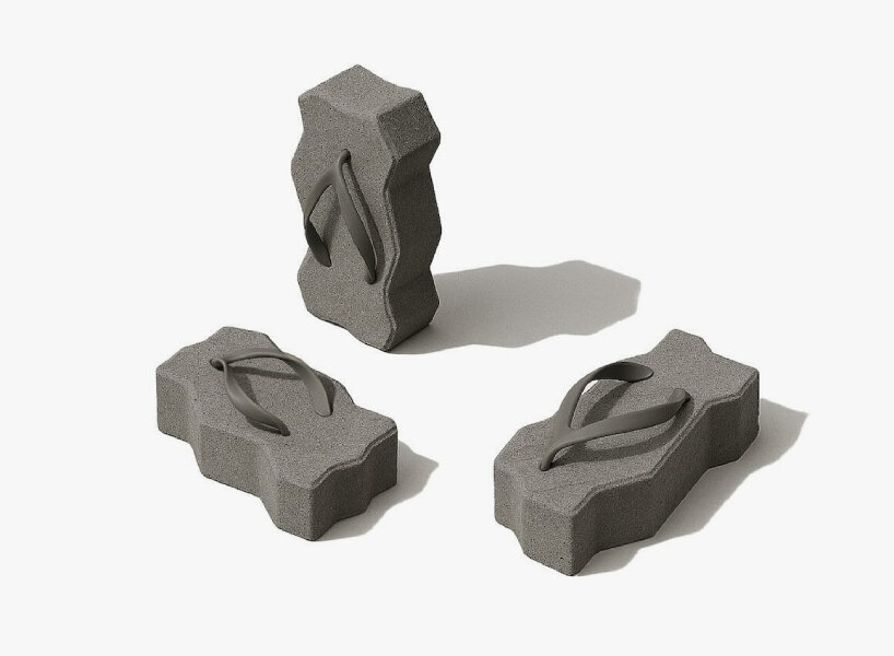 PDM sandals paver blocks