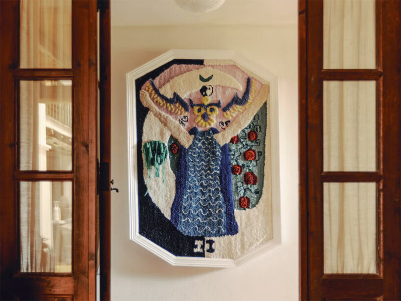 large-scale tapestries are created by Adriana Meunié