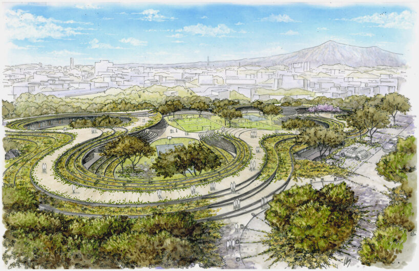 the project is located in Cholula, Puebla, where the world’s largest pre-Hispanic pyramid rises