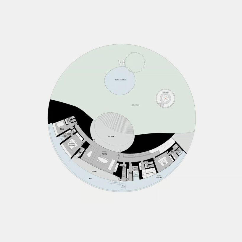first floor plan by Sou Fujimoto 