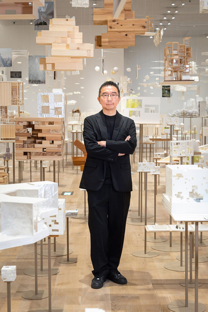 Sou Fujimoto portrait by Tayama Tatsuyuki, courtesy of Mori Art Museum, Tokyo 