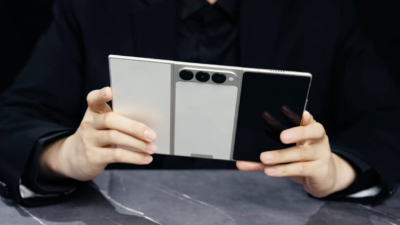 tecno concept trifold smartphone 
