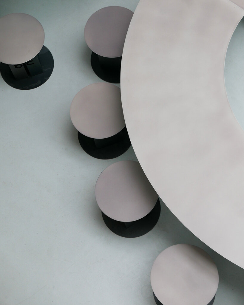 heat-reactive table on