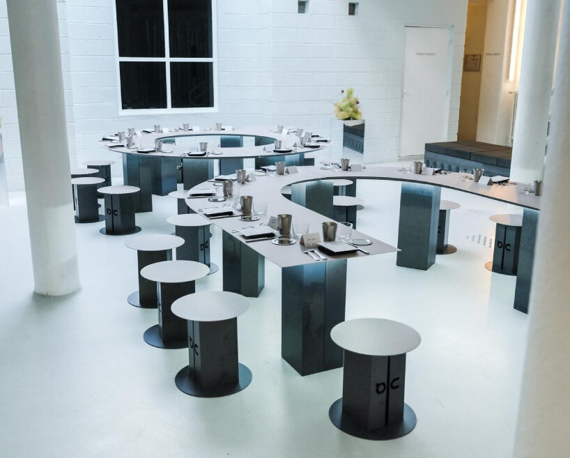 the second piece of the project is the U-shaped table