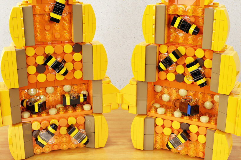 beehive LEGO bricks