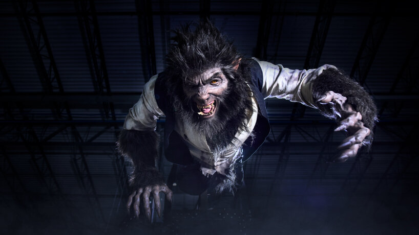 view of the Wolf Man costume at Dark Universe