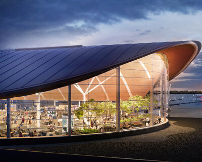 SOM-designed concourse D at chicago’s o'hare international airport begins construction