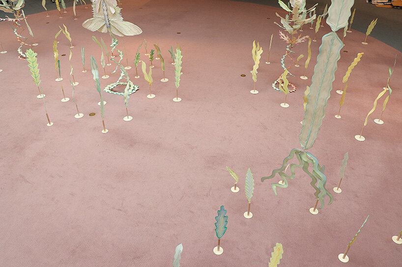 reflecting Sugata’s attention to the movements and structures of plants growing in her own garden