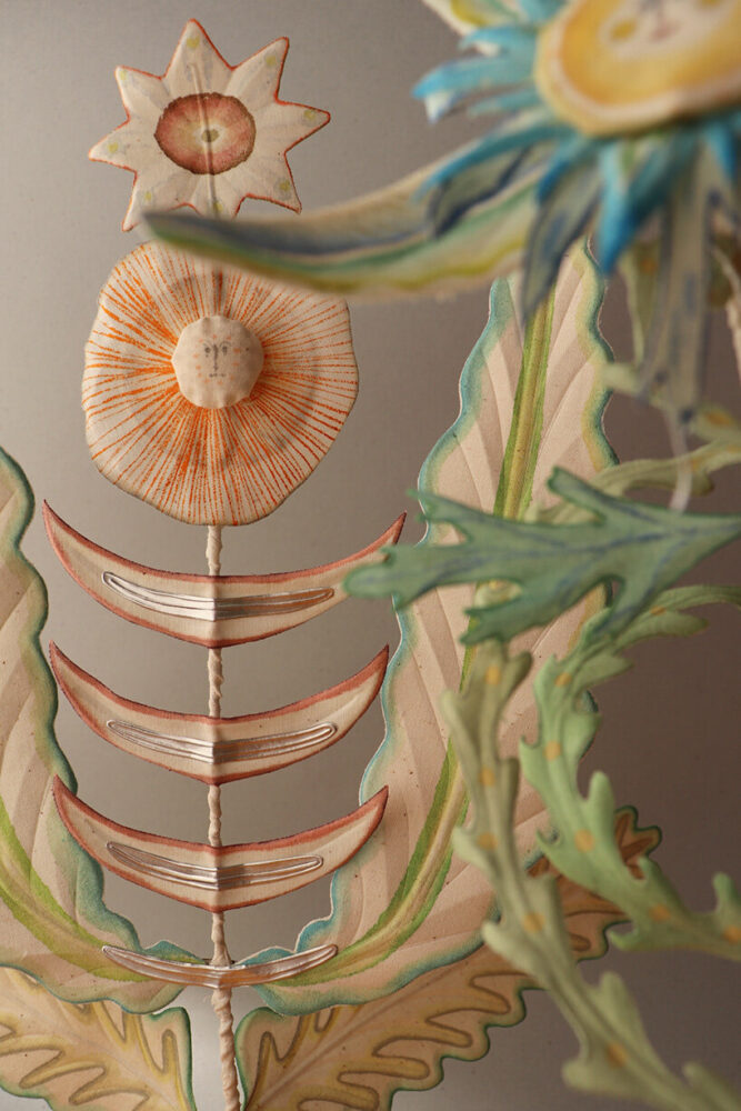 her observations are translated into symbolic organisms