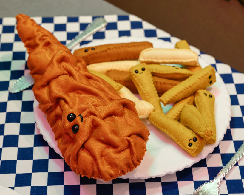 lucy sparrow bourdon chippy