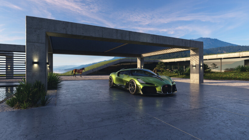 the vehicle is a work of automotive haute couture