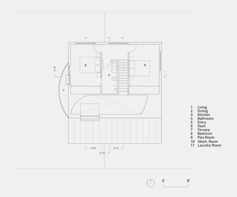 second floor plan