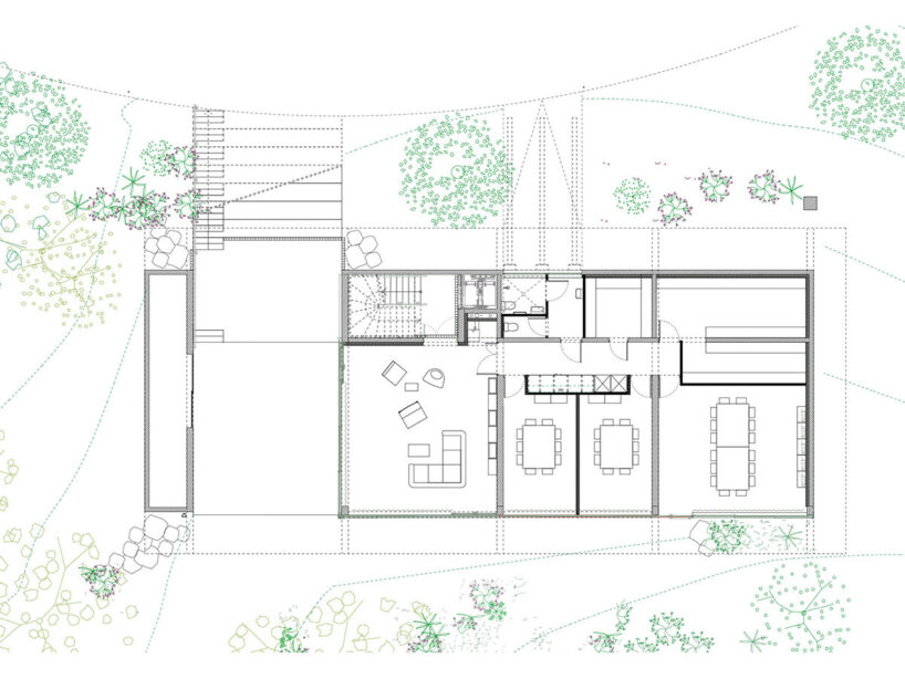 garden level floor plan