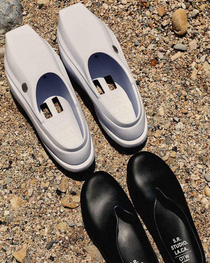 aerial view of the footwear