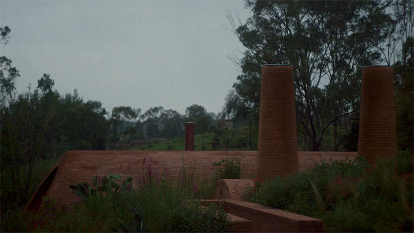 a pair of domes rise above the vegetation | image by Juan Benavides